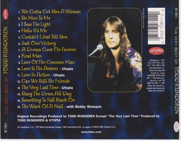 Todd Rundgren - The Very Best Of Todd Rundgren (CD) | Near Mint (NM) Excellent (EX)