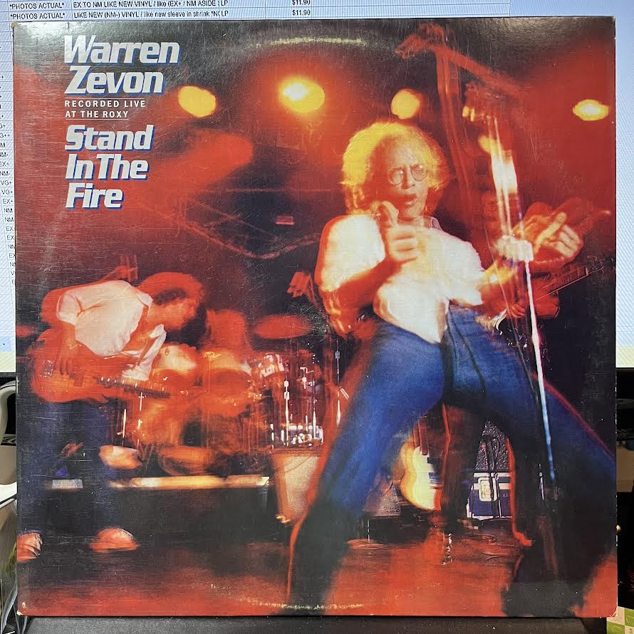 Warren Zevon - Stand In The Fire (VINYL) | Near Mint (NM) Excellent (EX)