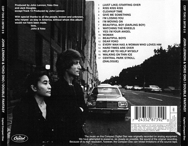 John Lennon & Yoko Ono - Double Fantasy (CD) | Near Mint (NM or M-)