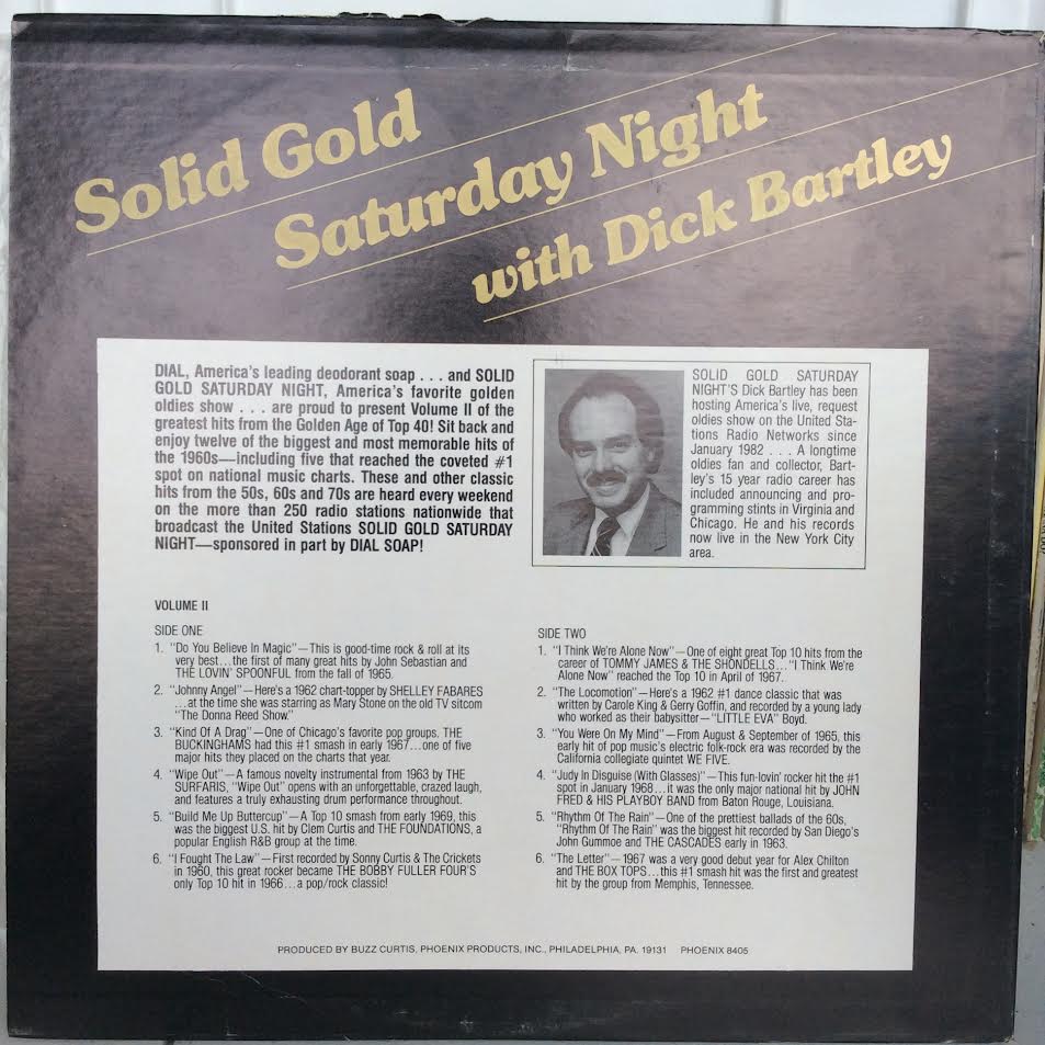Various - Solid Gold Saturday Night! Starring Dick Bartley (VINYL) | Near Mint (NM) Very Good Plus Plus (VG++)