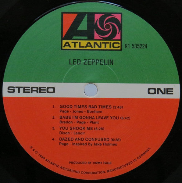 Led Zeppelin - Led Zeppelin (VINYL) | Near Mint (NM or M-) Excellent+ (EX+)
