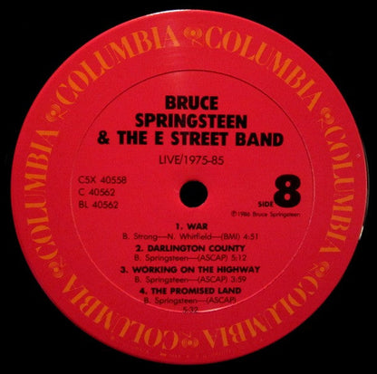 Bruce Springsteen & The E-Street Band - Live / 1975-85 (5x VINYL BOX SET) | Near Mint (NM or M-) Excellent (EX)
