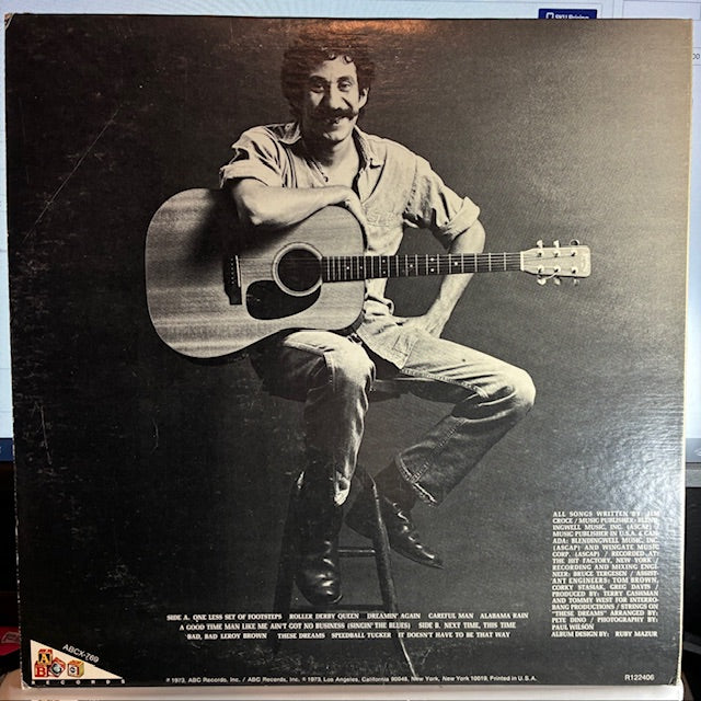 Jim Croce - Life And Times (VINYL) | Near Mint (NM or M-) Excellent (EX)