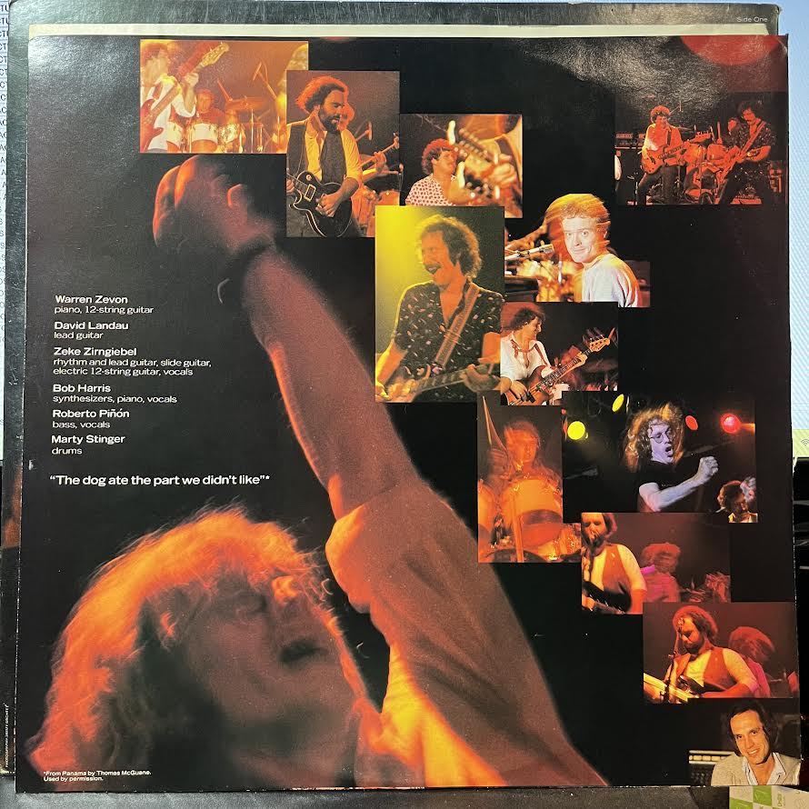 Warren Zevon - Stand In The Fire (VINYL) | Near Mint (NM) Excellent (EX)