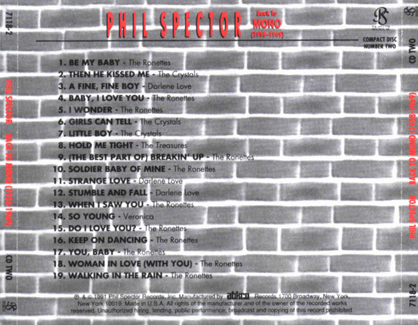Back To Mono (1958-1969) (3xCD) | Near Mint (NM) Near Mint (NM)
