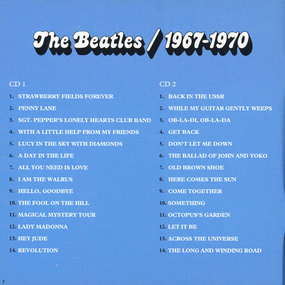 The Beatles - 1967-1970 (2xCD CANADA) | Near Mint (NM) Near Mint (NM)