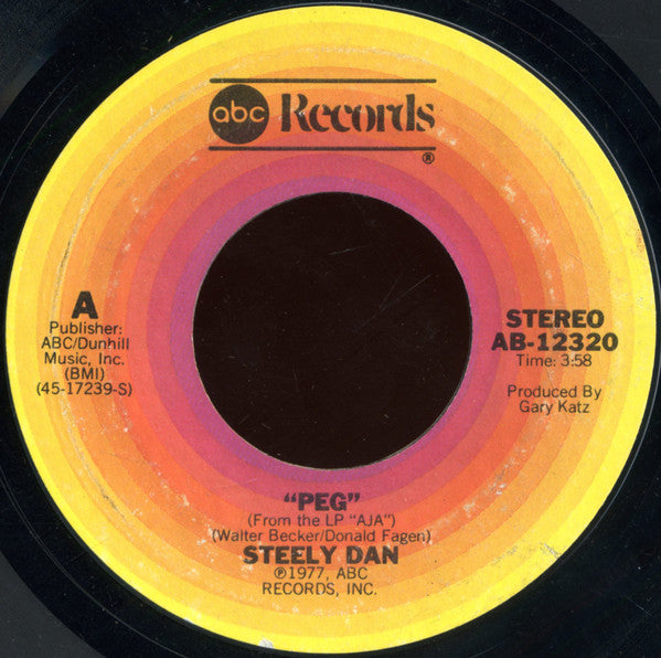 Steely Dan - Peg (7" VINYL) | Near Mint (NM) Near Mint (NM)