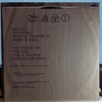 Led Zeppelin - Untitled (VINYL) | Near Mint (NM or M-) Excellent+ (EX+)