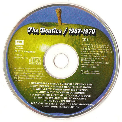 The Beatles - 1967-1970 (2xCD CANADA) | Near Mint (NM) Near Mint (NM)