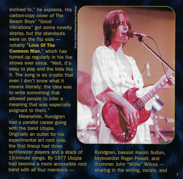 Todd Rundgren - The Very Best Of Todd Rundgren (CD) | Near Mint (NM) Excellent (EX)