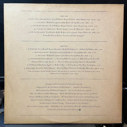 Carpenters - Carpenters (VINYL) | Near Mint (NM) Excellent+ (EX+)