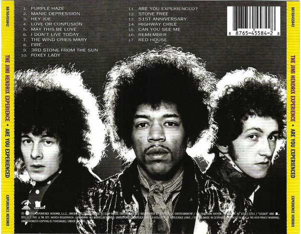 The Jimi Hendrix Experience - Are You Experienced (CD) | Near Mint (NM or M-) Near Mint (NM)