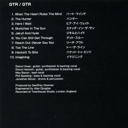 GTR (2) - GTR (CD) | Near Mint (NM or M-) Near Mint (NM)