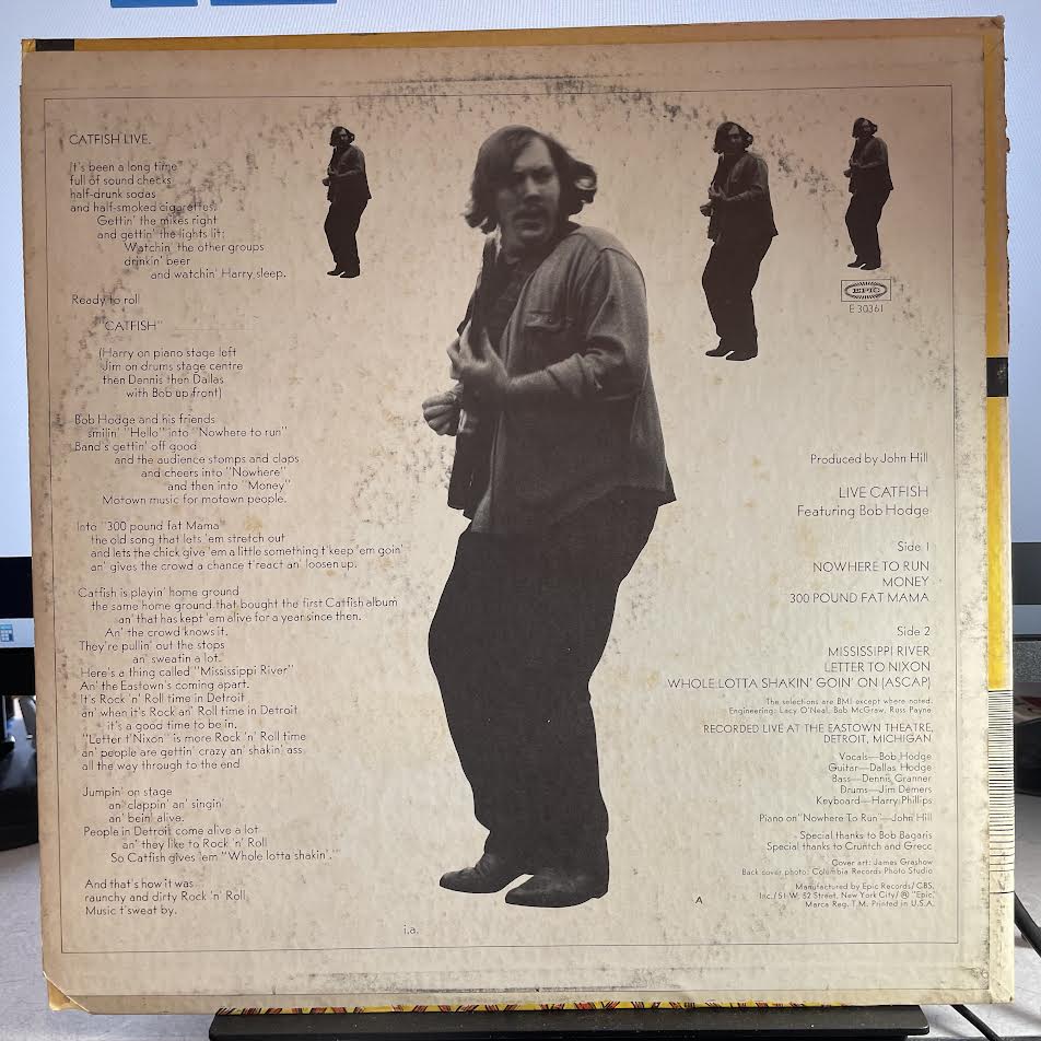 Catfish (6) - Live Catfish (VINYL) | Near Mint (NM) Very Good Plus (VG+)
