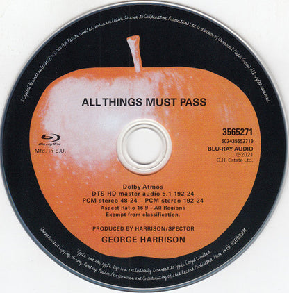 George Harrison - All Things Must Pass (50th Anniversary) (CD BOX SET) | Near Mint (NM) Near Mint (NM)