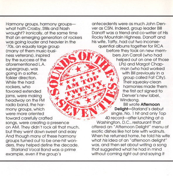 Various - Sounds Of The Seventies - AM Top Twenty (CD) | Near Mint (NM) Near Mint (NM)