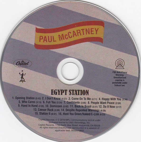 Paul McCartney - Egypt Station (Explorer's Edition) (CD) | Near Mint (NM) Near Mint (NM)