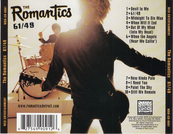 The Romantics - 61/49 (CD) | Near Mint (NM) Near Mint (NM)