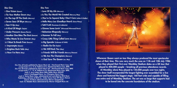 Queen - Live At Wembley '86 (2xCD) | Near Mint (NM) Excellent+ (EX+)