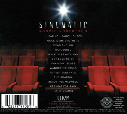 Robbie Robertson - Sinematic (CD) | Near Mint (NM) Near Mint (NM)