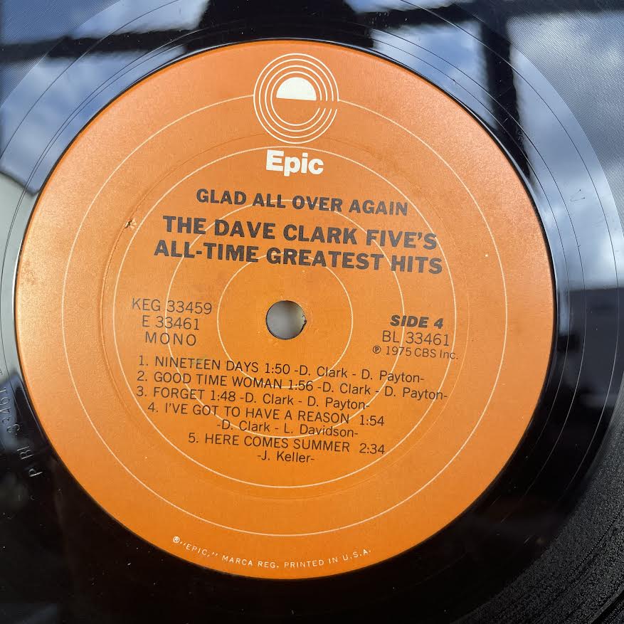 The Dave Clark Five - Glad All Over Again: The Dave Clark Five's All-Time Greatest Hits (2xVINYL) | Near Mint (NM) Excellent (EX)