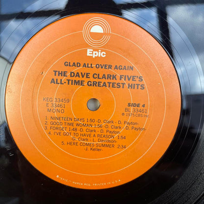 The Dave Clark Five - Glad All Over Again: The Dave Clark Five's All-Time Greatest Hits (2xVINYL) | Near Mint (NM) Excellent (EX)