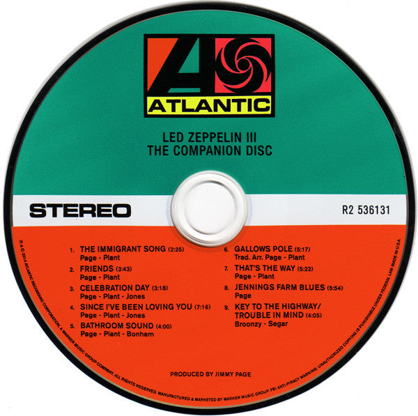 Led Zeppelin - Led Zeppelin III (2xCD) | Near Mint (NM or M-)