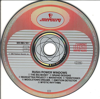 Power Windows (CD) | Near Mint (NM) Near Mint (NM)