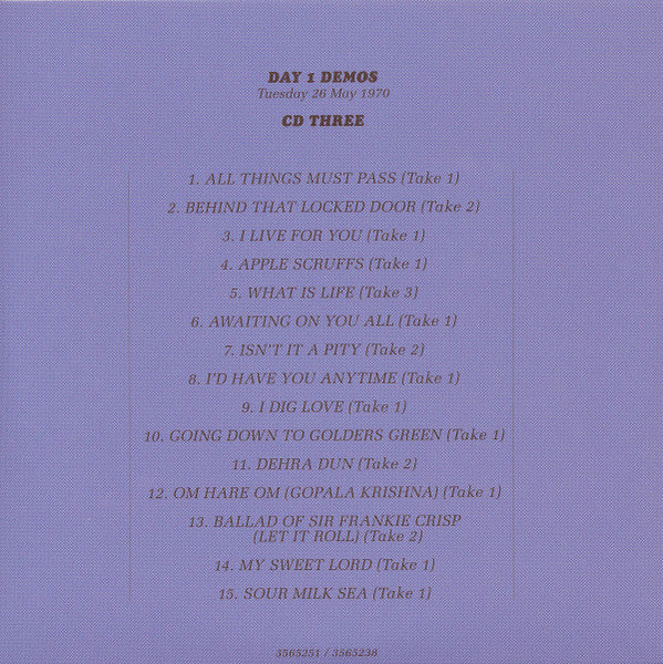 George Harrison - All Things Must Pass (50th Anniversary) (CD BOX SET) | Near Mint (NM) Near Mint (NM)