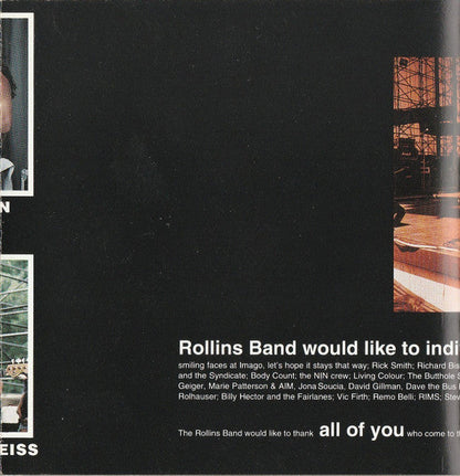 Rollins Band - The End Of Silence (CD) | Near Mint (NM or M-)