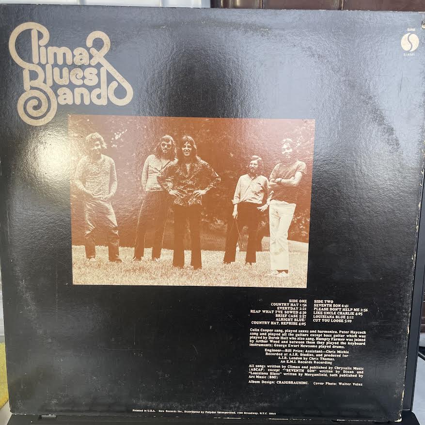 Climax Blues Band - Climax Blues Band (VINYL) | Near Mint (NM) Very Good Plus (VG+)