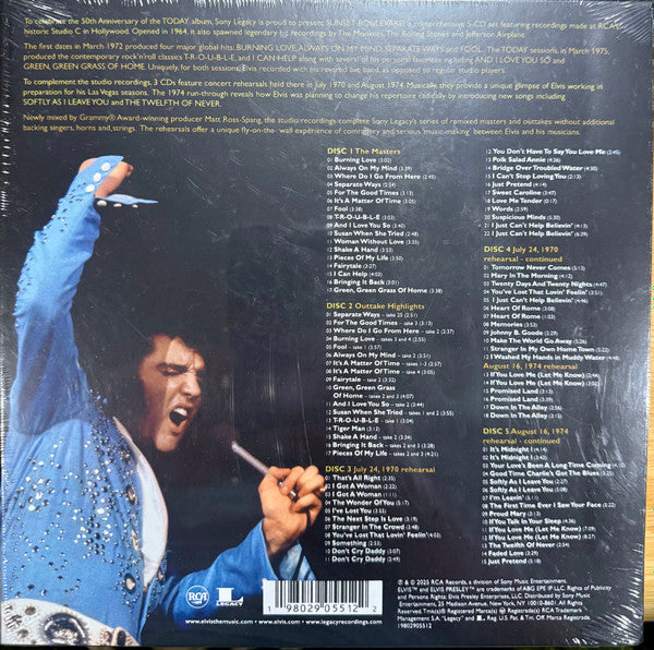 Elvis Presley - Sunset Boulevard (5xCD BOX) | Near Mint (NM) Near Mint (NM)