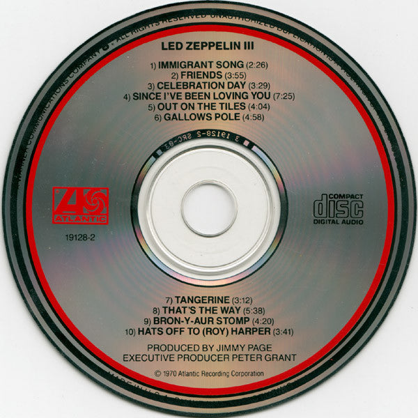 Led Zeppelin - Led Zeppelin III (CD) | Near Mint (NM) Near Mint (NM)