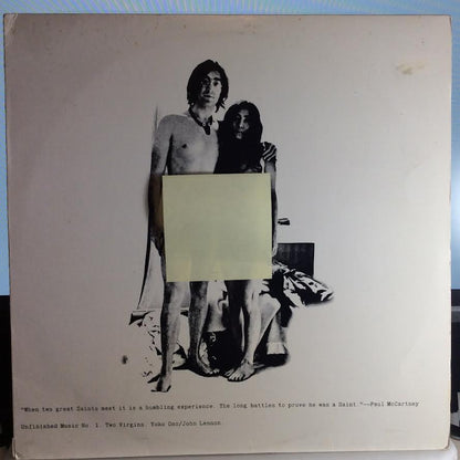 John Lennon & Yoko Ono - Unfinished Music No. 1: Two Virgins (VINYL) | Near Mint (NM) Excellent+ (EX+)