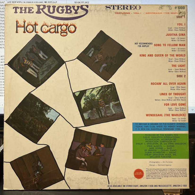 The Rugbys - Hot Cargo (VINYL) | Near Mint (NM) Near Mint- (NM-)