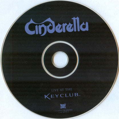 Cinderella (3) - Live At The Key Club (CD) | Near Mint (NM) Near Mint (NM)