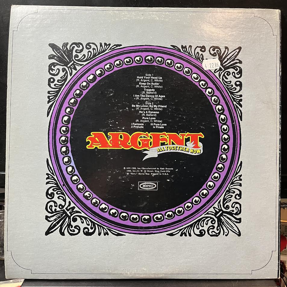 Argent - All Together Now (VINYL) | Near Mint (NM or M-) Very Good Plus (VG+)