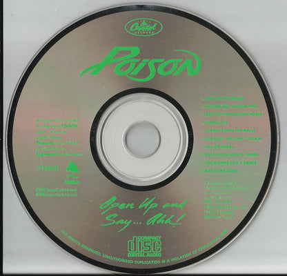Poison (3) - Open Up And Say....Ahh! (CD) | Near Mint (NM) Excellent (EX)