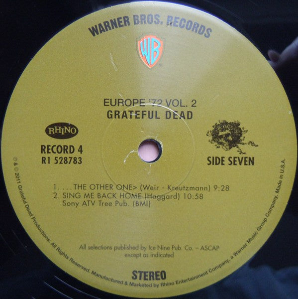 The Grateful Dead - Europe '72 Vol. 2 (4xLP BOX) | Near Mint (NM or M-) Excellent (EX)
