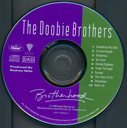 The Doobie Brothers - Brotherhood (CD) | Near Mint (NM or M-)
