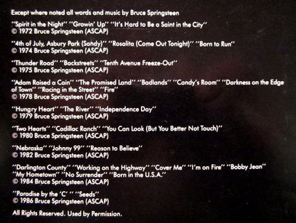 Bruce Springsteen & The E-Street Band - Live / 1975-85 (5x VINYL BOX SET) | Near Mint (NM or M-) Excellent (EX)
