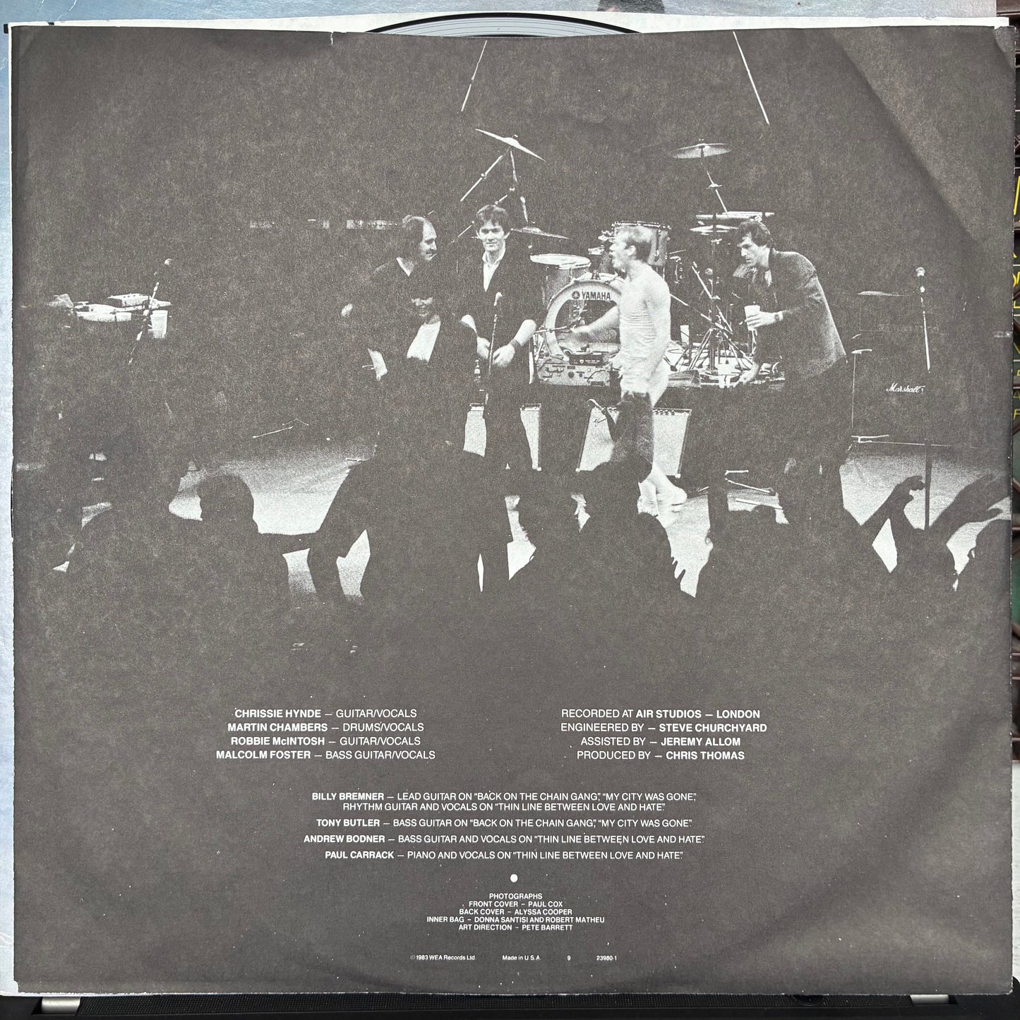 The Pretenders - Learning To Crawl (VINYL) | Near Mint (NM or M-) Excellent (EX)