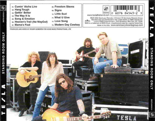 Tesla - Standing Room Only (CD) | Near Mint (NM or M-) Near Mint (NM)