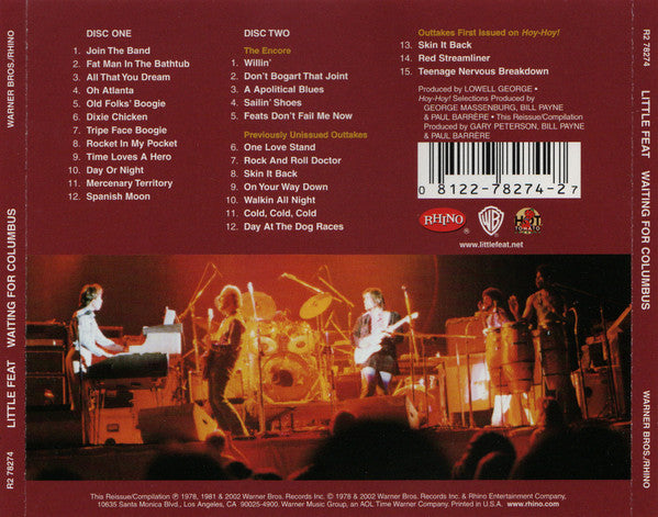 Little Feat - Waiting For Columbus (2xCD) | Near Mint (NM or M-) Excellent (EX)