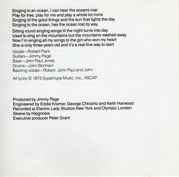 Led Zeppelin - Houses Of The Holy (CD) | Near Mint (NM or M-)