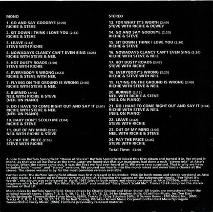 Buffalo Springfield - Buffalo Springfield (HDCD) | Near Mint (NM) Near Mint (NM)