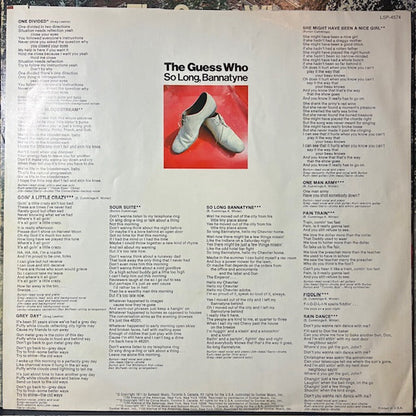 The Guess Who - So Long, Bannatyne (VINYL) | Very Good Plus (VG+)