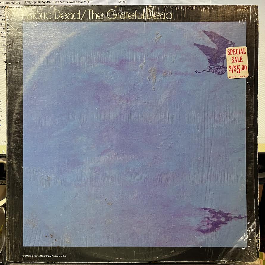 The Grateful Dead - Historic Dead (VINYL) | Very Good Plus (VG+) Excellent+ (EX+)
