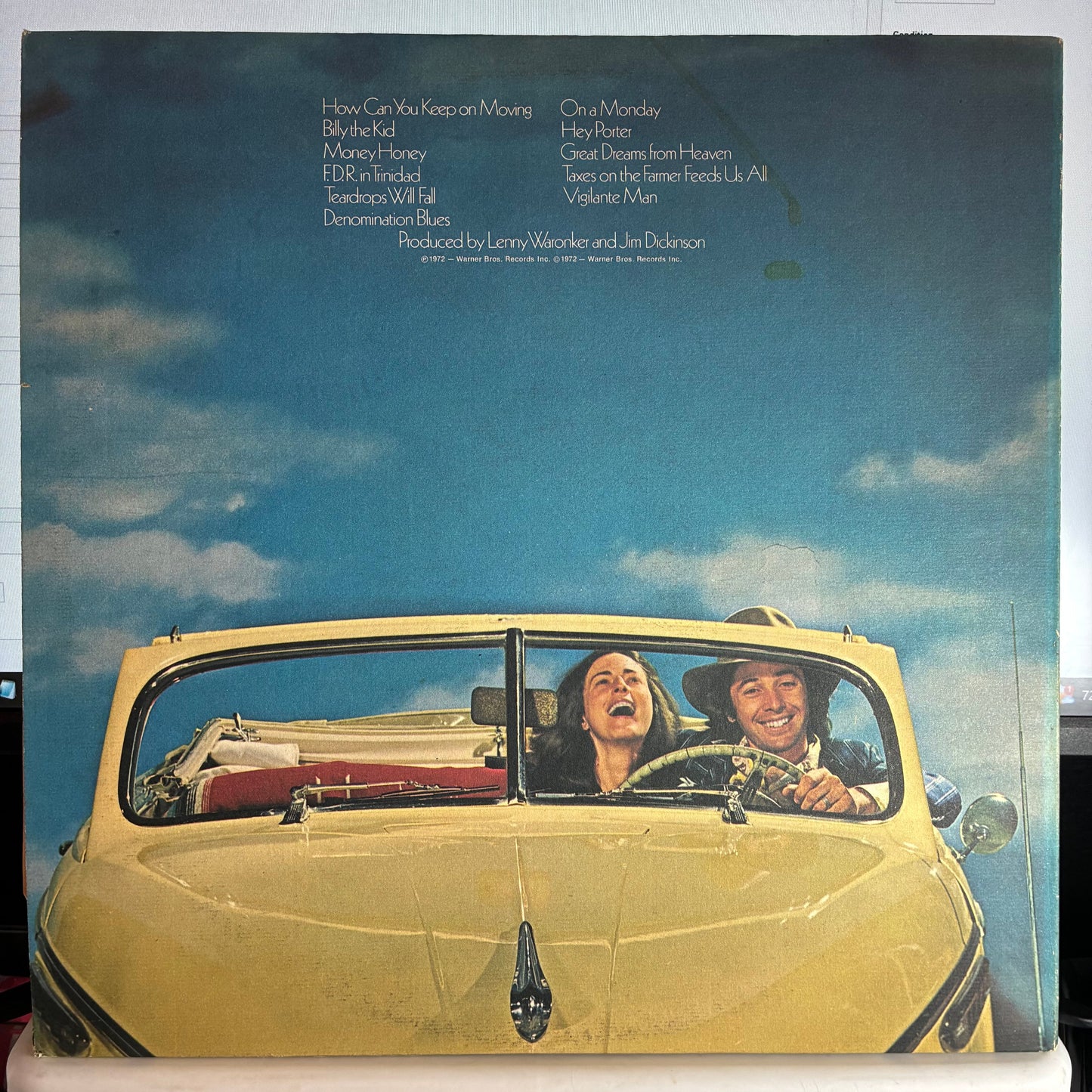 Ry Cooder - Into The Purple Valley (VINYL) | Very Good Plus (VG+) Excellent (EX)