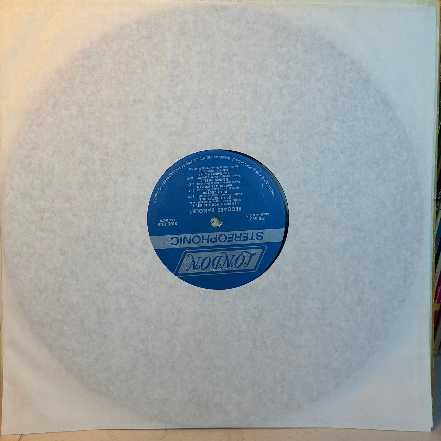 The Rolling Stones - Beggars Banquet (VINYL) | Very Good Plus (VG+) Very Good Plus (VG+)